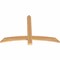 Ekena Millwork Bellingham Timber Gable Bracket, Western Red Cedar, 48"W x 32"H x 1 1/2"D x 3 1/2"F, 16/12 Pitch GBW048X32X0204BEL00SWR - alternate 4